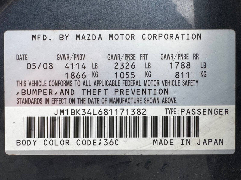 2008 Mazda MAZDASPEED3 Grand Touring