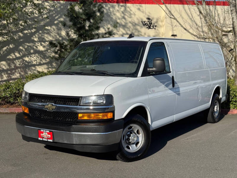 Used 2020 Chevrolet Express Cargo Work Van with VIN 1GCWGBFG0L1171853 for sale in Everett, WA