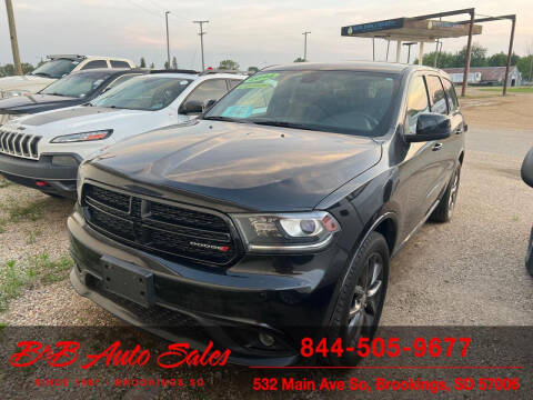 2014 Dodge Durango for sale at B & B Auto Sales in Brookings SD