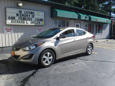 2014 Hyundai Elantra for sale at GRESTY AUTO SALES in Loves Park IL