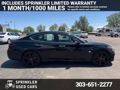 2016 Infiniti Q70 for sale at Sprinkler Used Cars in Longmont CO