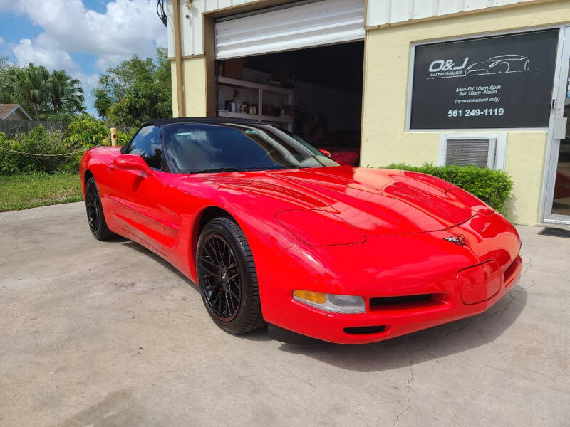 2002 Chevrolet Corvette for sale at O & J Auto Sales in Royal Palm Beach FL