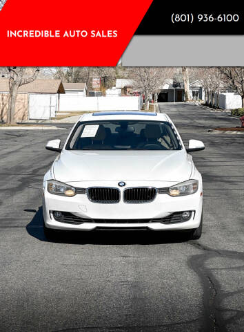 2014 BMW 3 Series for sale at INCREDIBLE AUTO SALES in Bountiful UT