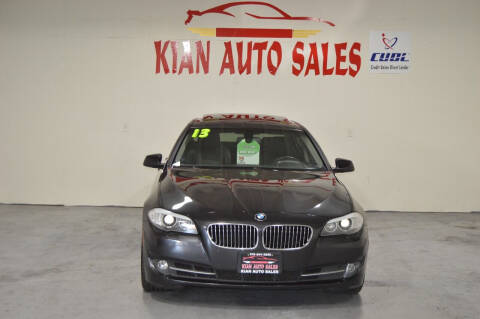 2013 BMW 5 Series for sale at Kian Auto Sales in Sacramento CA