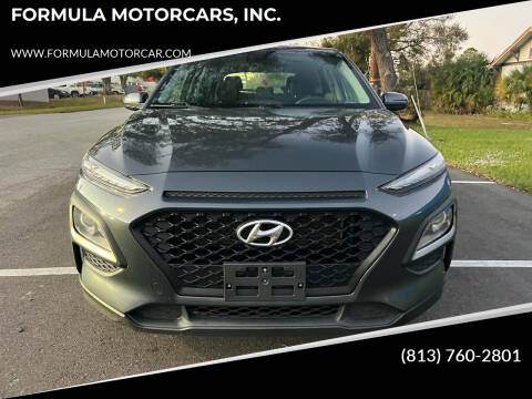 2020 Hyundai Kona for sale at FORMULA MOTORCARS, INC. in Tampa FL