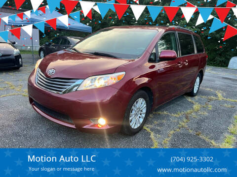 2012 Toyota Sienna for sale at Motion Auto LLC in Kannapolis NC