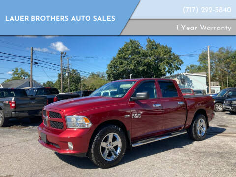 2014 RAM 1500 for sale at LAUER BROTHERS AUTO SALES in Dover PA