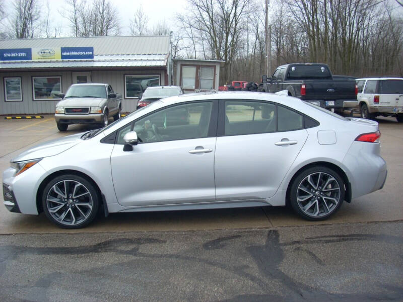 Used 2022 Toyota Corolla SE with VIN JTDP4MCE3NJ097651 for sale in Warsaw, IN