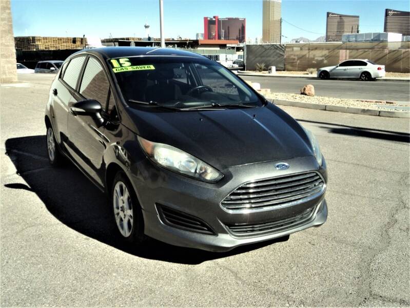 2015 Ford Fiesta for sale at DESERT AUTO TRADER in Las Vegas NV