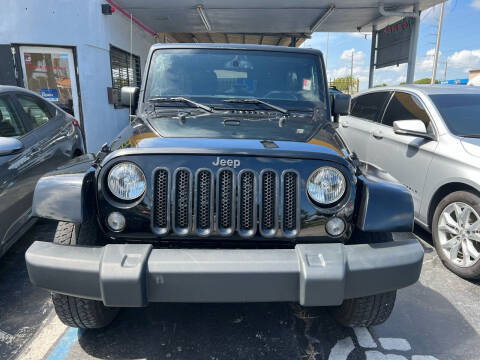 2016 Jeep Wrangler Unlimited for sale at 730 AUTO in Hollywood FL