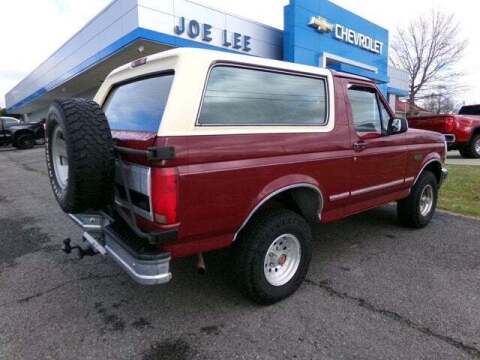 1993 Ford Bronco for sale at Joe Lee Chevrolet in Clinton AR