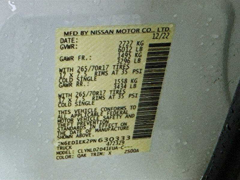 2023 Nissan Frontier