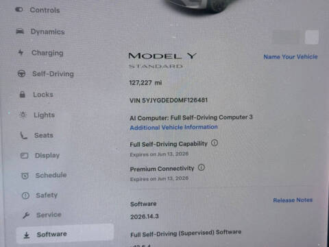 2021 Tesla Model Y Standard Range