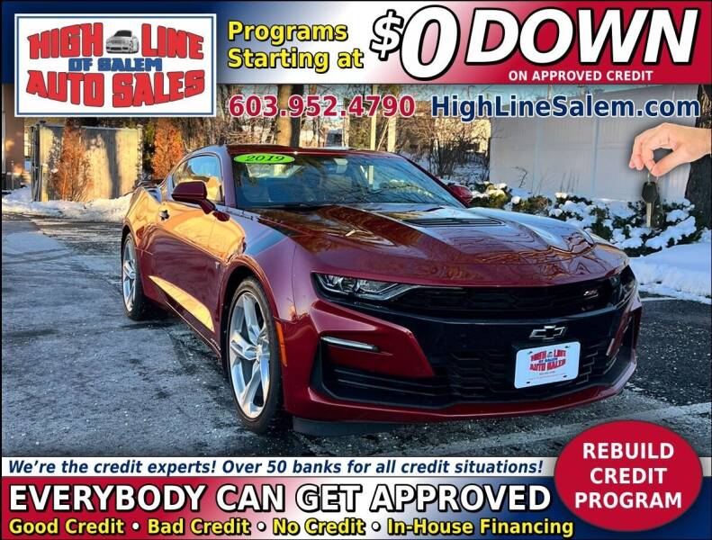 2019 Chevrolet Camaro for sale at High Line Auto Sales of Salem in Salem NH