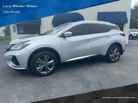 2019 Nissan Murano for sale at Larry Whicker Motors in Kernersville NC