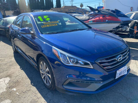 2015 Hyundai Sonata for sale at CAR GENERATION CENTER, INC. in Los Angeles CA
