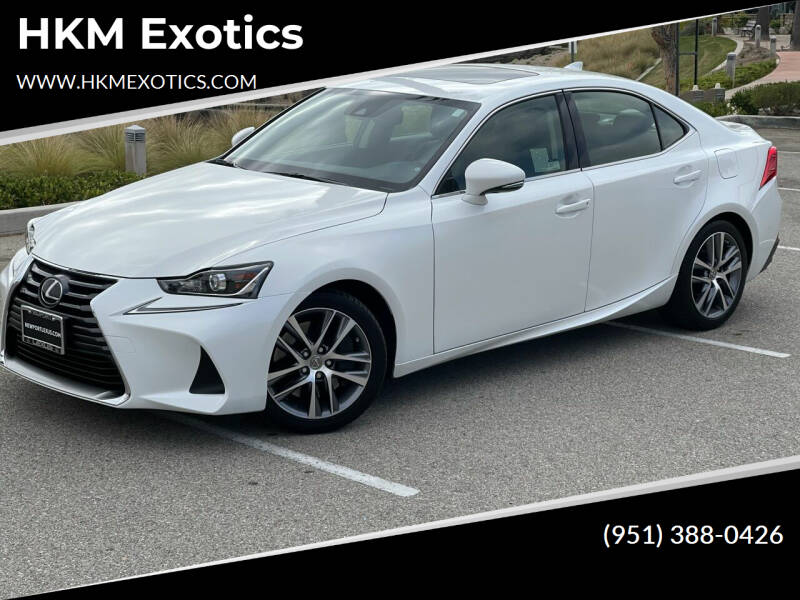 2018 Lexus IS 300 for sale at HKM Exotics in Corona CA