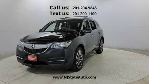 2016 Acura MDX for sale at NJ State Auto Used Cars in Jersey City NJ