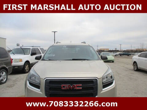 2014 GMC Acadia for sale at First Marshall Auto Auction in Harvey IL