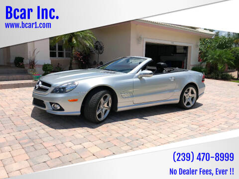 2009 Mercedes-Benz SL-Class for sale at Bcar Inc. in Fort Myers FL