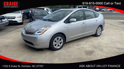 2008 Toyota Prius for sale at CRAIGE MOTOR CO in Durham NC