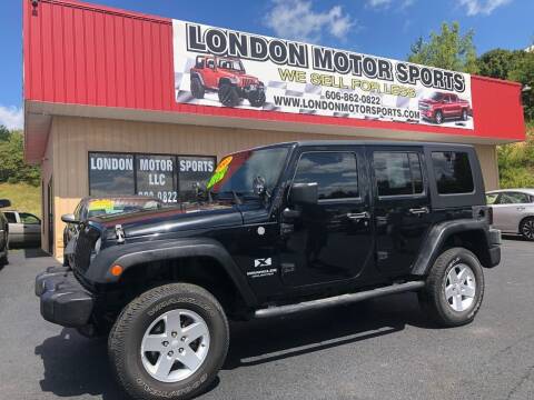 2007 Jeep Wrangler Unlimited for sale at London Motor Sports, LLC in London KY