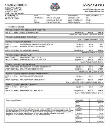 2017 BMW X3 sDrive28i