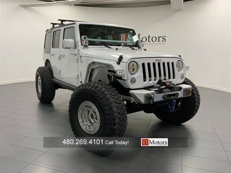 2016 Jeep Wrangler Unlimited for sale at 101 MOTORS in Tempe AZ