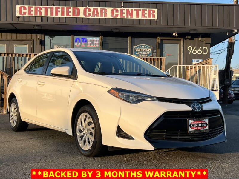 2019 Toyota Corolla for sale at CERTIFIED CAR CENTER in Fairfax VA