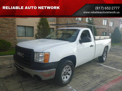 2010 GMC Sierra 1500 for sale at RELIABLE AUTO NETWORK in Arlington TX