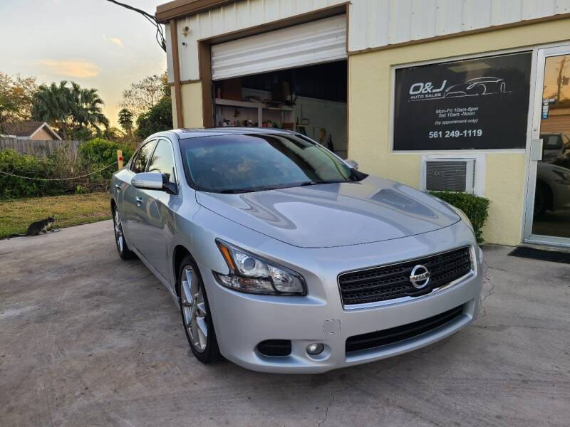 2011 Nissan Maxima for sale at O & J Auto Sales in Royal Palm Beach FL