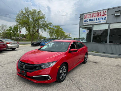 2021 Honda Civic for sale at United Motors LLC in Saint Francis WI