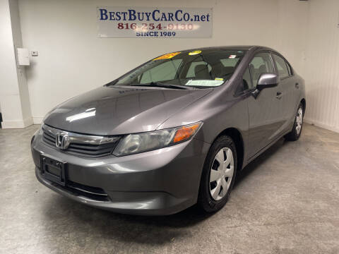 2012 Honda Civic for sale at Best Buy Car Co in Independence MO
