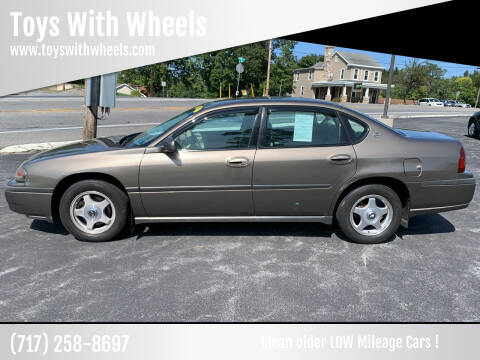 2003 Chevrolet Impala for sale at Toys With Wheels in Carlisle PA