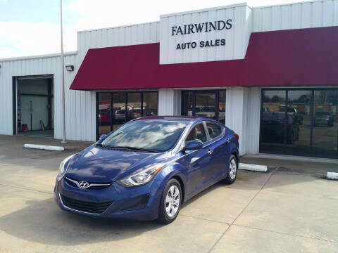 2016 Hyundai Elantra for sale at Fairwinds Auto Sales in Dewitt AR