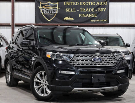 2021 Ford Explorer for sale at United Exotic Auto in Houston TX