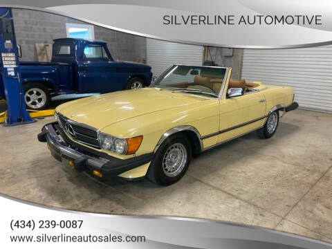 1979 Mercedes-Benz 450 SL for sale at Silverline Automotive in Lynchburg VA