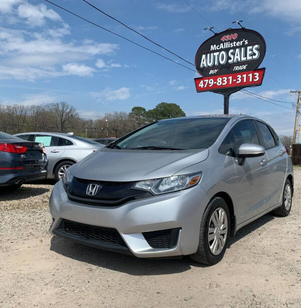 2015 Honda Fit for sale at McAllister's Auto Sales LLC in Van Buren AR