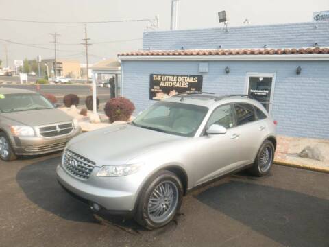 2005 Infiniti FX35 for sale at The Little Details Auto Sales in Reno NV