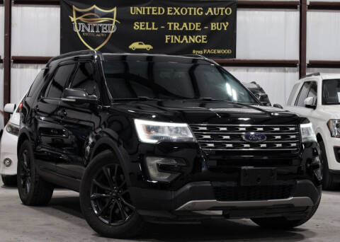 2017 Ford Explorer for sale at United Exotic Auto in Houston TX