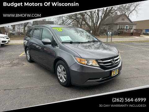 2016 Honda Odyssey for sale at Budget Motors of Wisconsin in Racine WI