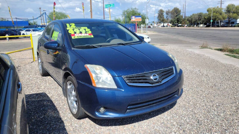 2012 Nissan Sentra for sale at CAMEL MOTORS in Tucson AZ