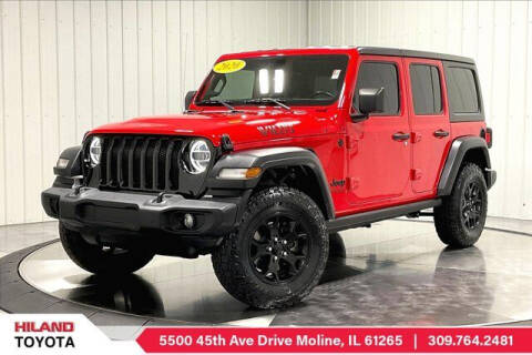 2020 Jeep Wrangler Unlimited for sale at HILAND TOYOTA in Moline IL