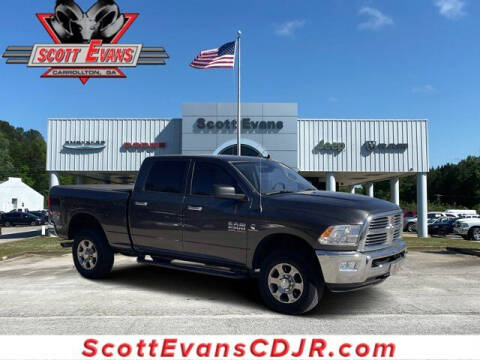 2017 RAM 2500 for sale at SCOTT EVANS CHRYSLER DODGE in Carrollton GA