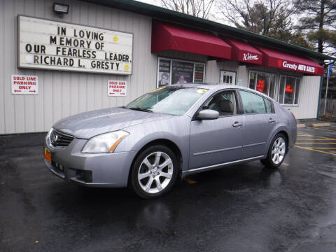 2007 Nissan Maxima for sale at GRESTY AUTO SALES in Loves Park IL