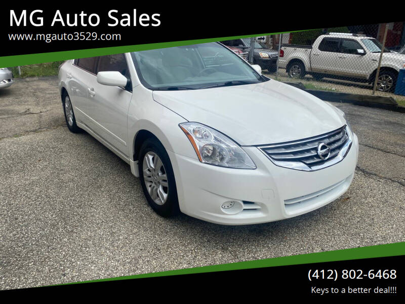 2012 Nissan Altima for sale at MG Auto Sales in Pittsburgh PA