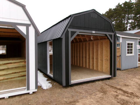 10 x 20 lofted barn w/garage pkg