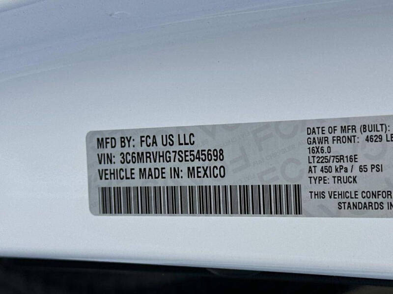 2025 RAM ProMaster