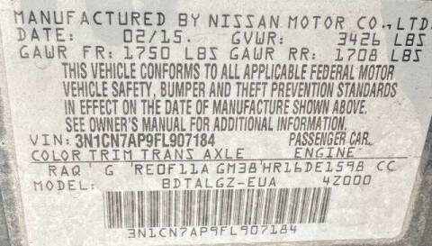 2015 Nissan Versa