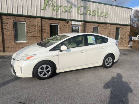 2012 Toyota Prius for sale at First Choice Auto in Greenville SC